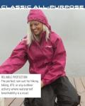 FROGG TOGGS Women's Classic All-Purpose Waterproof Breathable Rain Suit