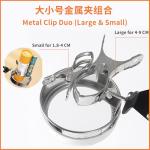 LAMTOR 82" Reptile Lamp Stand with Two 16" Hooks, Hang 10.5 Lbs Very Stable, Kindle Holder Tablet Floor Stand Reptile Heat Light Stand, Height Adjustable from 15" to 82"