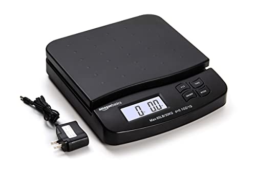 Digital Postal Scale with AC Adapter, 65 lb Capacity