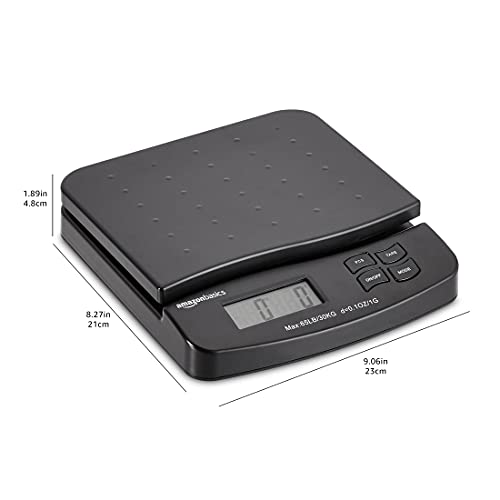 Digital Postal Scale with AC Adapter, 65 lb Capacity