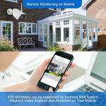 Wireless Security Camera System with Night Vision