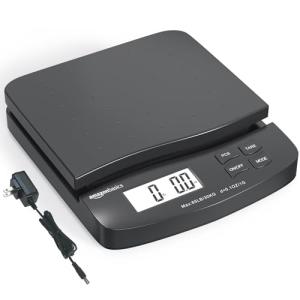 Digital Postal Scale with AC Adapter, 65 lb Capacity