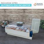 IncuView 3 Pro All-in-One Automatic Incubator + AquaTank & AccuMist | Egg Incubators for Chickens | Chick Incubator