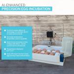 IncuView 3 Pro All-in-One Automatic Incubator + AquaTank & AccuMist | Egg Incubators for Chickens | Chick Incubator
