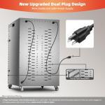 Septree Commercial Food Dehydrator 18 Trays, 1500W Large Capacity 32.6ft² Food Dryer Machine for Jerky, Meat, Fruit, Herbs, Full Stainless Steel Industrial Dehydrater Biltong Maker