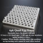 NEW GQF Sportsman Cabinet Incubator Hatcher 1502 model + Optional Egg Trays