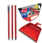 Quail Pro Broom & Dustpan Combo - Red