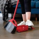 Quail Pro Broom & Dustpan Combo - Red