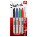 Fine Point Permanent Markers - 4 Pack