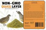 Homestead Harvest Non-GMO Quail Layer 26% for Laying Quail (40 lb)