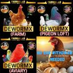 Generic Farmalab Natural Dewormer Internal & External 100 Tabs Poultry - Vitamin for Poultry Rooster Hen Chicken Baby Chick, hens