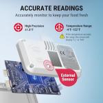 ThermoPro Waterproof Refrigerator Thermometer - 2 Pack