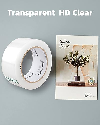 Heavy-Duty Clear Packing Tape Refills - 2 Rolls