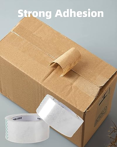 Heavy-Duty Clear Packing Tape Refills - 2 Rolls