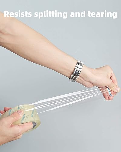 Heavy-Duty Clear Packing Tape Refills - 2 Rolls