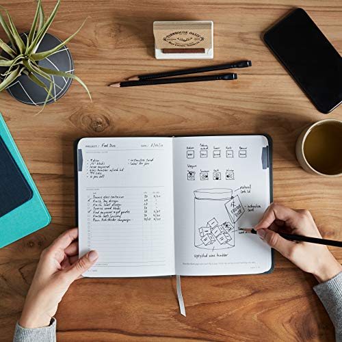 Quail Hatch Idea Notebook - 160 Pages, Blue