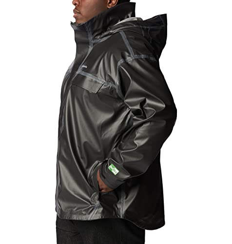 Quail Supply Waterproof Rain Jacket, Black, Large