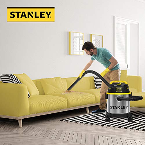 Stanley 3 Gallon Wet Dry Vacuum, 4.0 HP