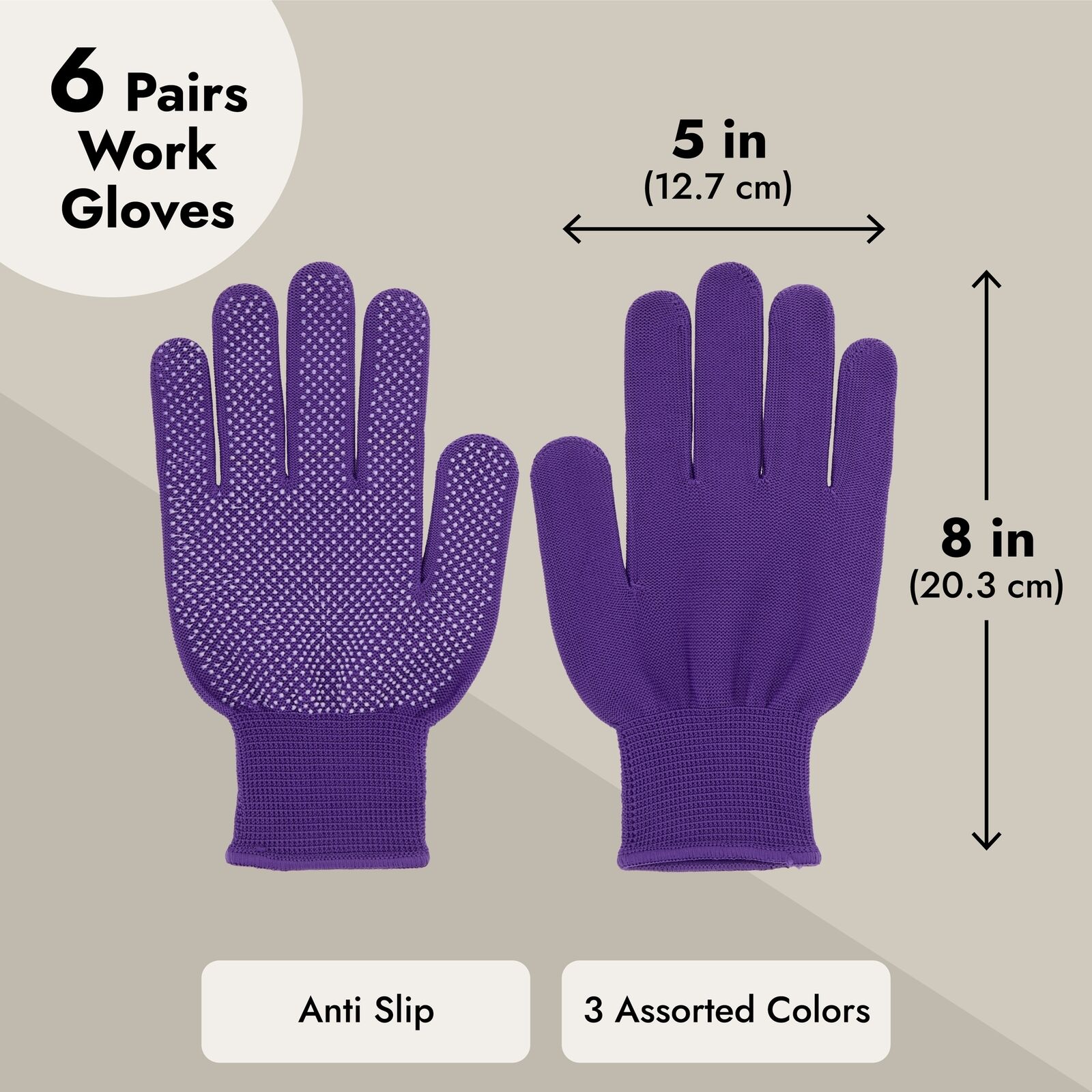 Thorn-Proof Gardening Gloves for Women - 6 Pairs