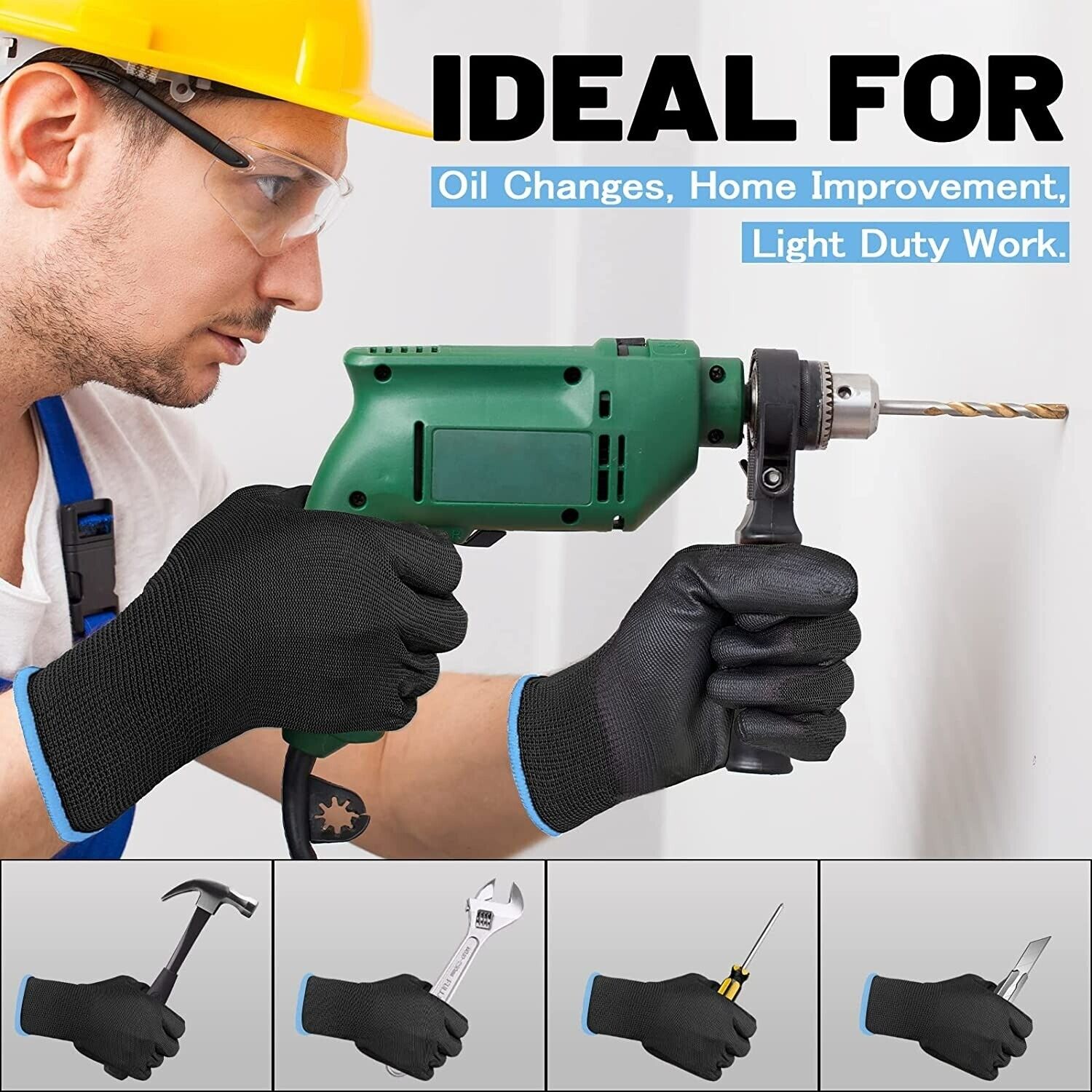 Quail Safe Ultra-Thin PU Coated Work Gloves