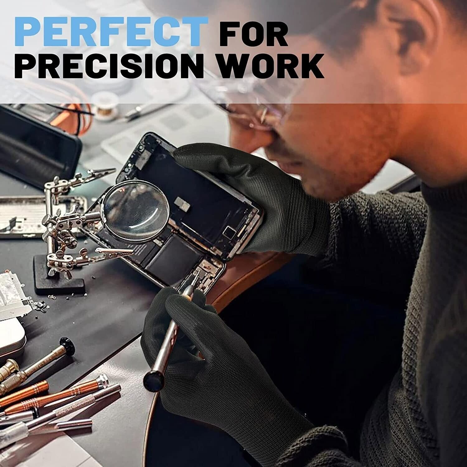 Quail Safe Ultra-Thin PU Coated Work Gloves