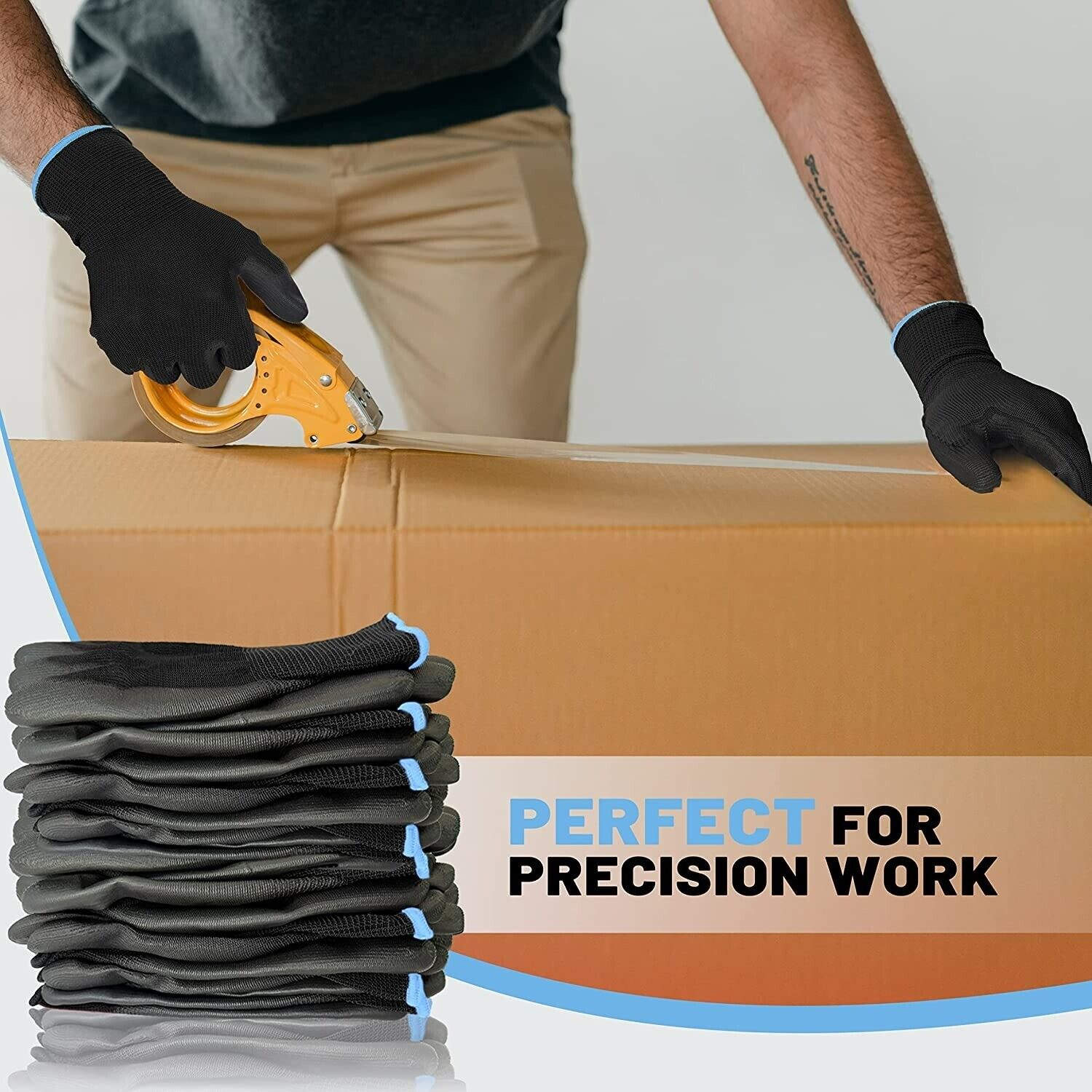 Quail Safe Ultra-Thin PU Coated Work Gloves