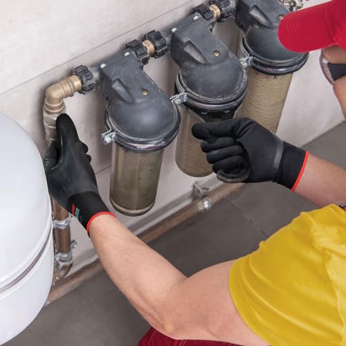 KAYGO Waterproof Rubber Coated Work Gloves - XL