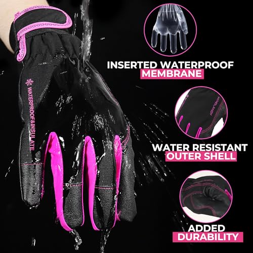 Insulated Waterproof Thermal Gloves for Men and Women