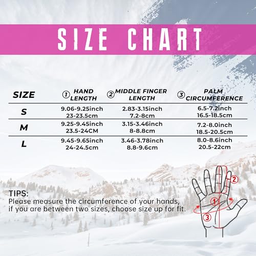 Insulated Waterproof Thermal Gloves for Men and Women