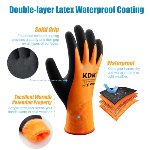 Waterproof Winter Gloves for Cold Weather Work