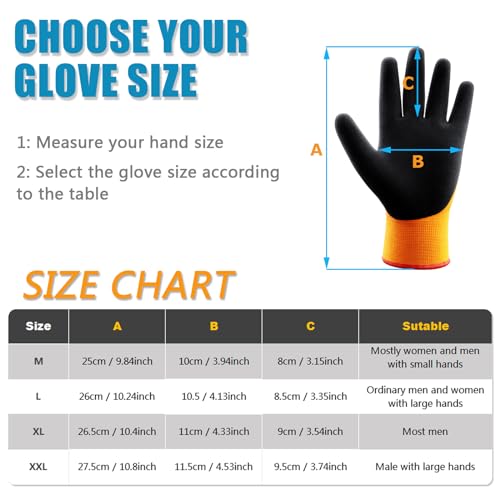 Waterproof Winter Gloves for Cold Weather Work