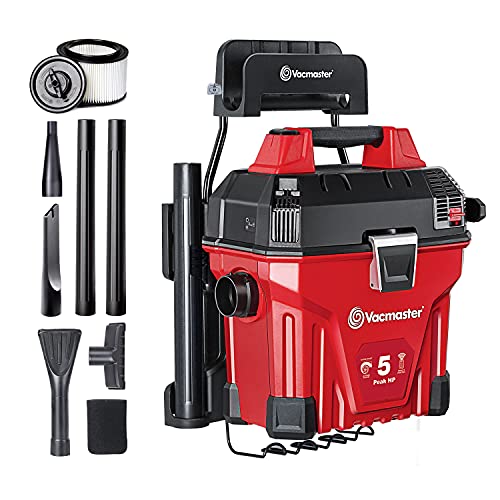 Vacmaster 5 Gallon Wall-Mount Wet/Dry Vacuum