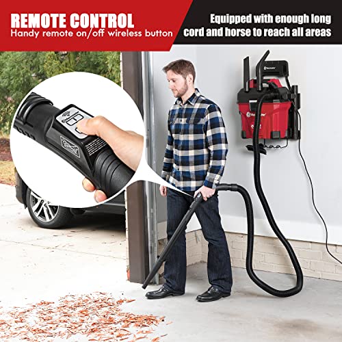 Vacmaster 5 Gallon Wall-Mount Wet/Dry Vacuum