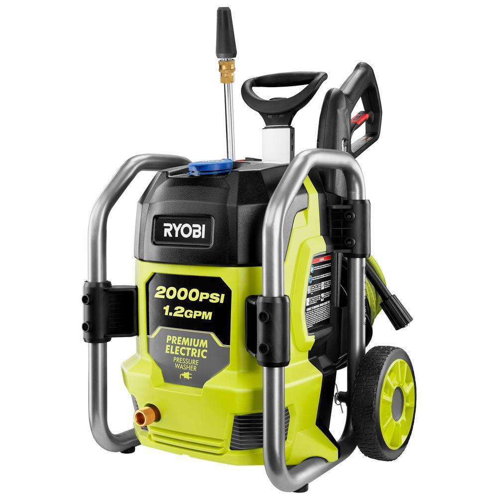 RYOBI 2000 PSI Electric Pressure Washer 1.2 GPM