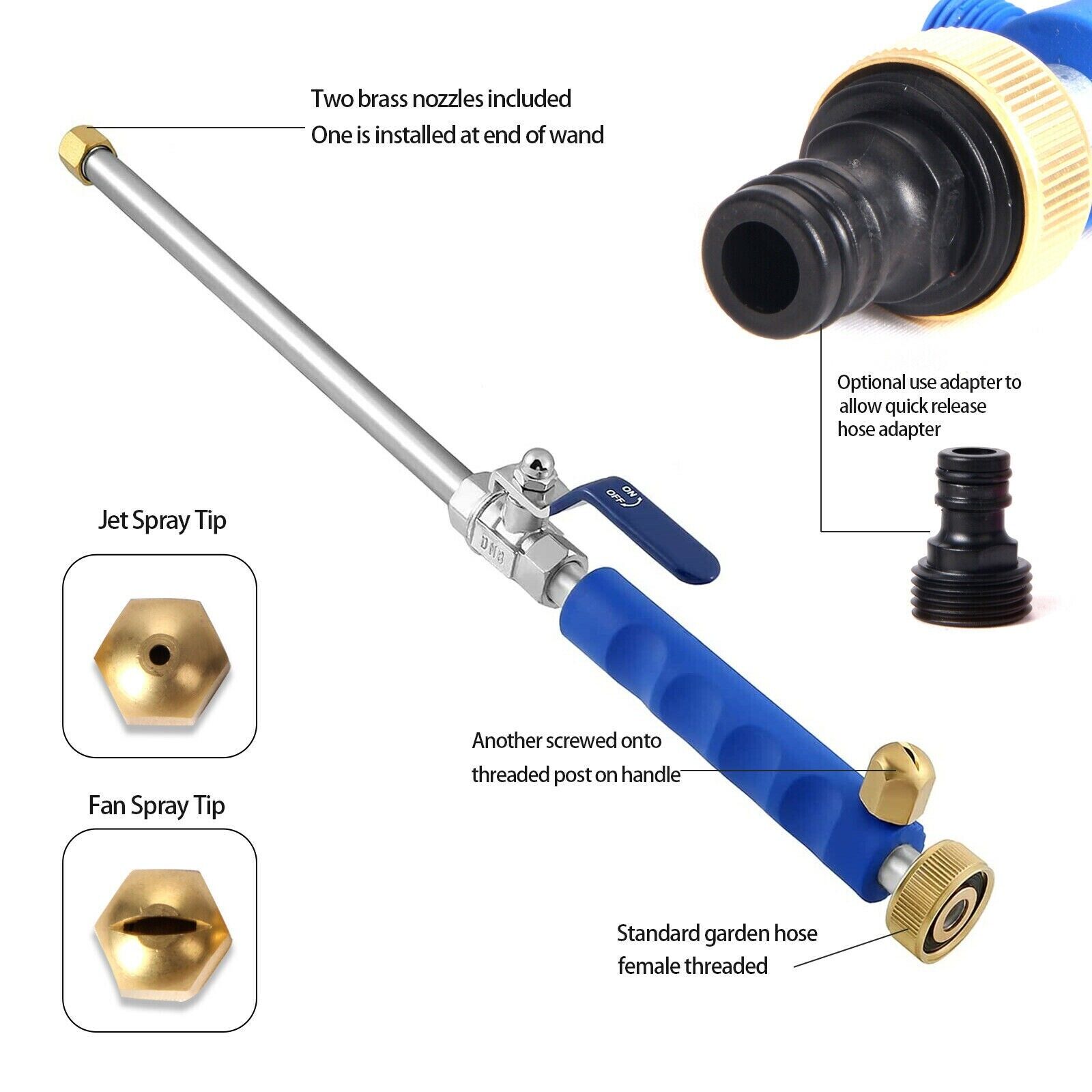 Quail Poultry High-Pressure Spray Gun Nozzle