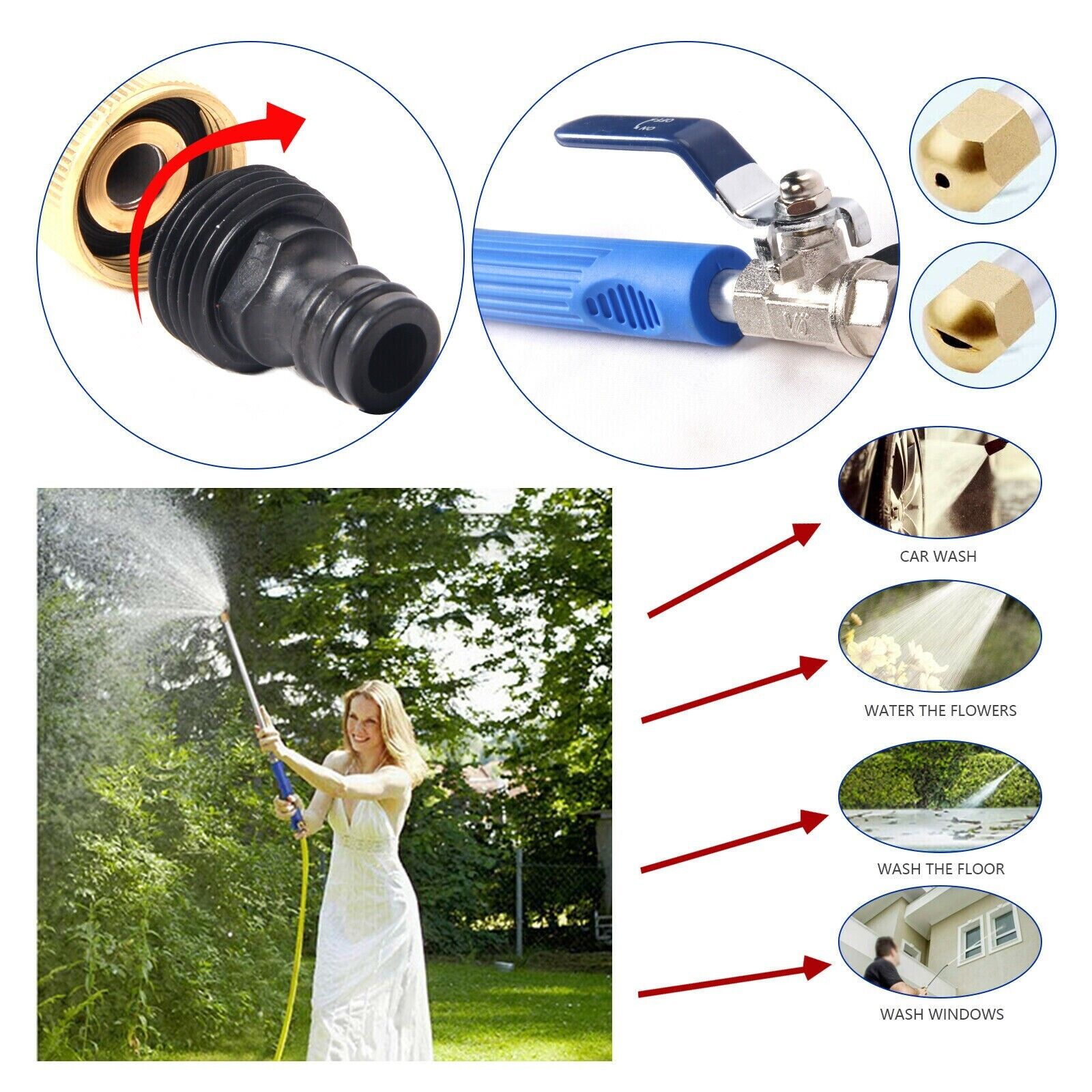 Quail Poultry High-Pressure Spray Gun Nozzle