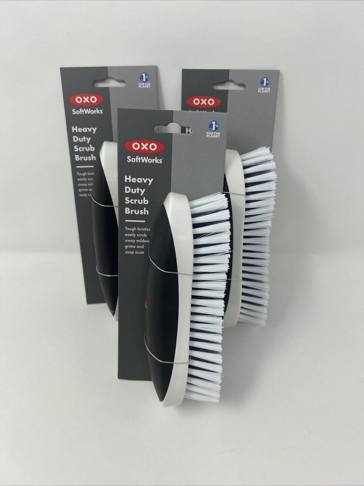 Set of 3 OXO Heavy Duty Scrub Brushes