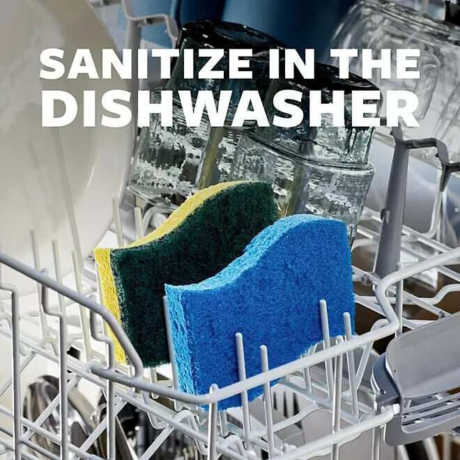 Heavy Duty Scotch-Brite Scrub Sponges (24 Pack)