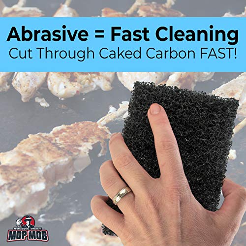 Heavy-Duty Griddle Cleaning Pads - 5 Pack