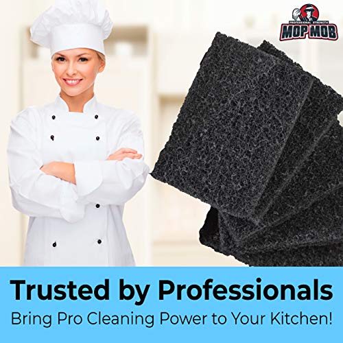 Heavy-Duty Griddle Cleaning Pads - 5 Pack