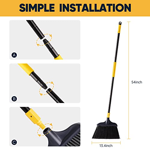 Yocada 54-Inch Heavy-Duty Outdoor Broom