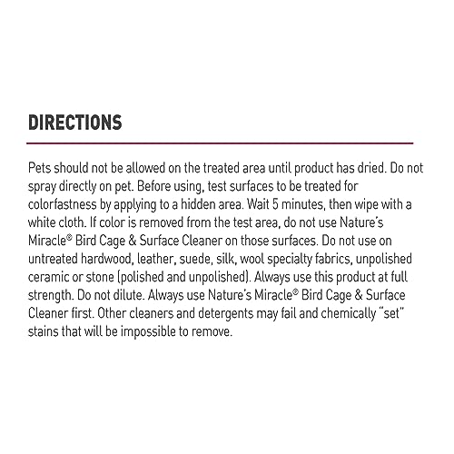 Quail Cage & Surface Cleaning Solution