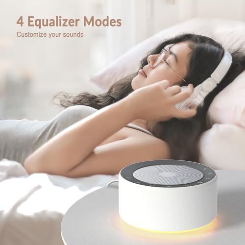 High-Fidelity White Noise Machine with Night Lights