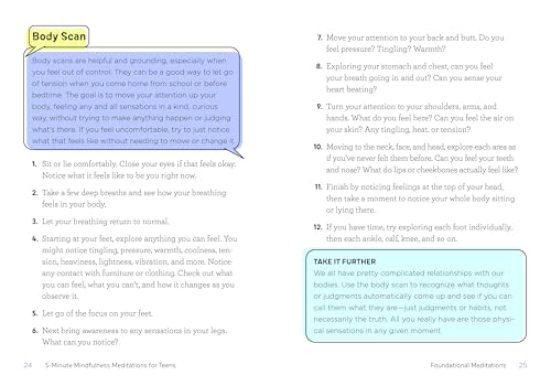 Quick Mindfulness Meditations for Teens