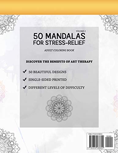Mandalas for Stress Relief: Adult Coloring Book
