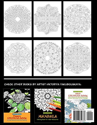Mandala Coloring Book for Relaxation and Stress Relief