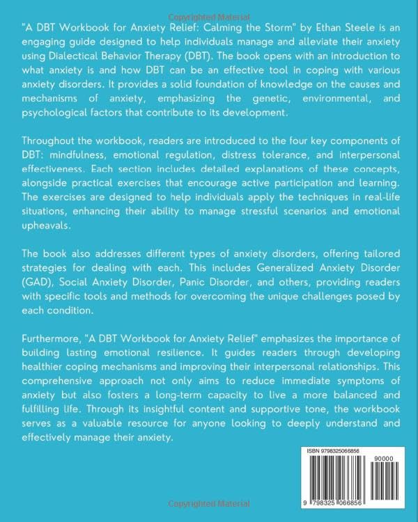 DBT Workbook: Fast Anxiety Relief Techniques