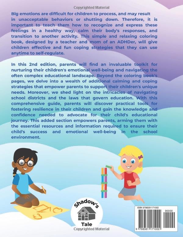 Calming Coping Strategies Coloring Book for Kids