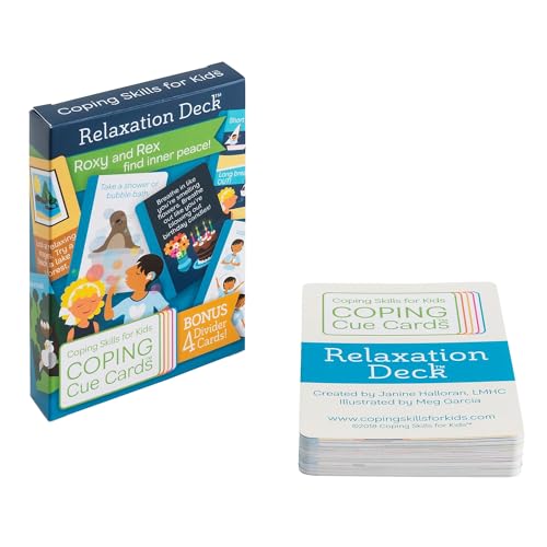 Kids' Coping Skills Relaxation Cue Card Deck