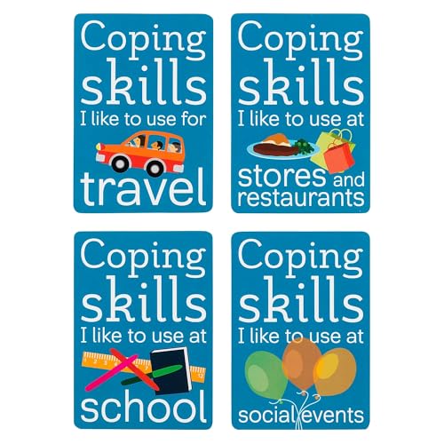 Kids' Coping Skills Relaxation Cue Card Deck